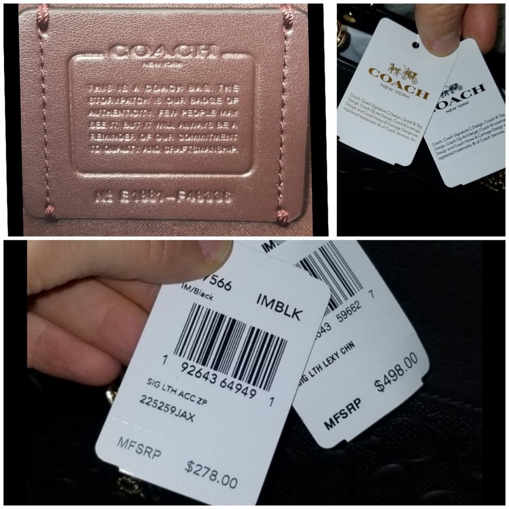 ✅️ COACH SET Matching Designer Bag Wallet Signature - Picture 9 of 16